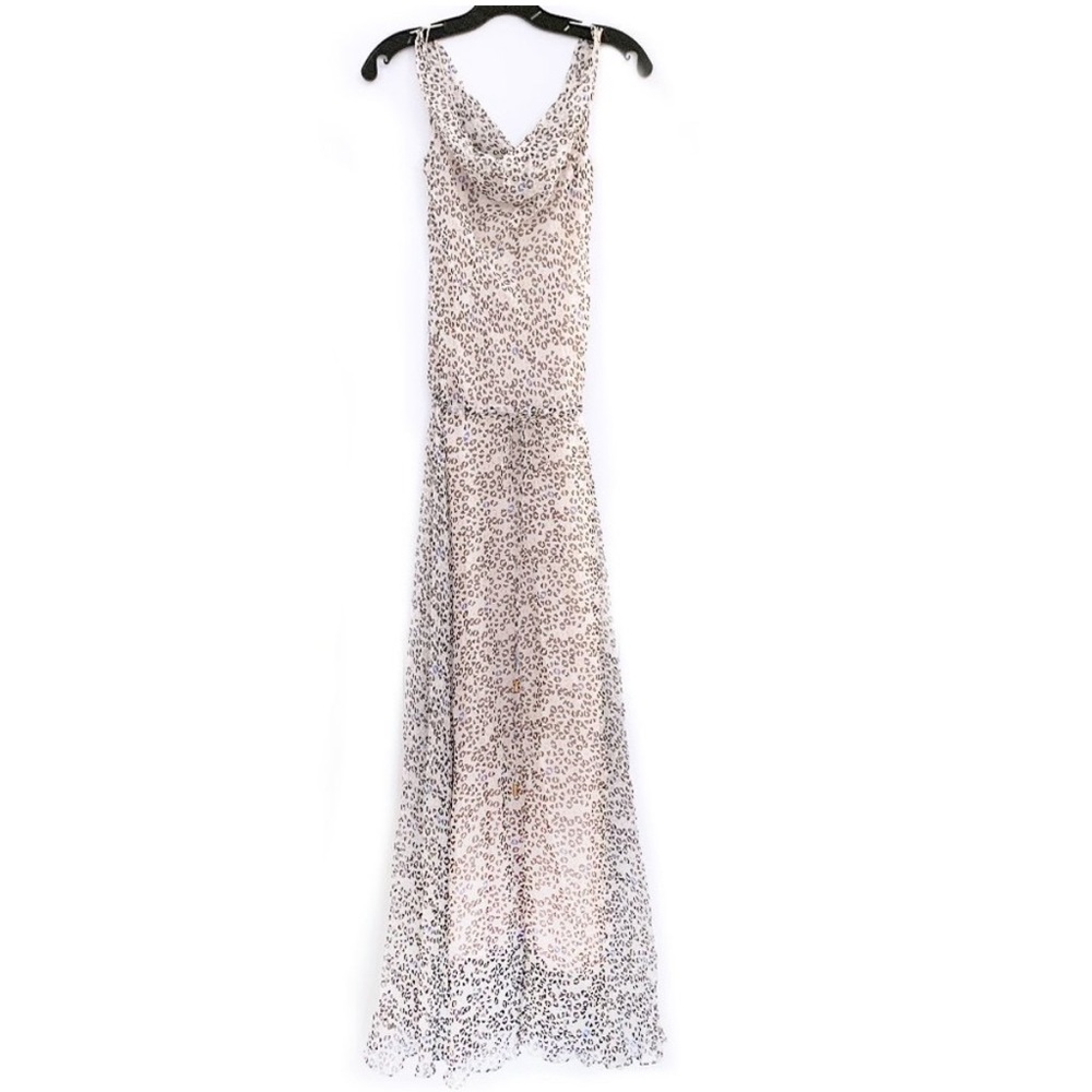 Diane Von Furstenberg Silk Cheetah Print Gown